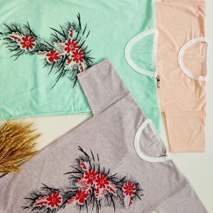 تیشرت دخترانه ملانژ