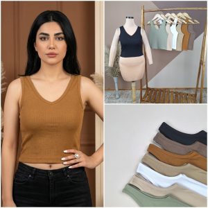 کراپ کبریتی زنانه هفتی فری سایز تا 44